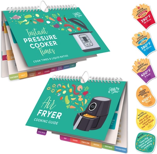 Air Fryer & Pressure Cooker Flip Chart Combo